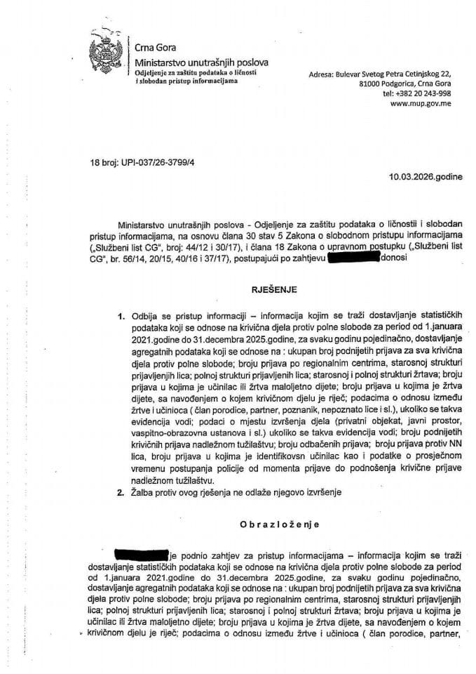 rješenje br. 18-UPI-037/26-3799/4