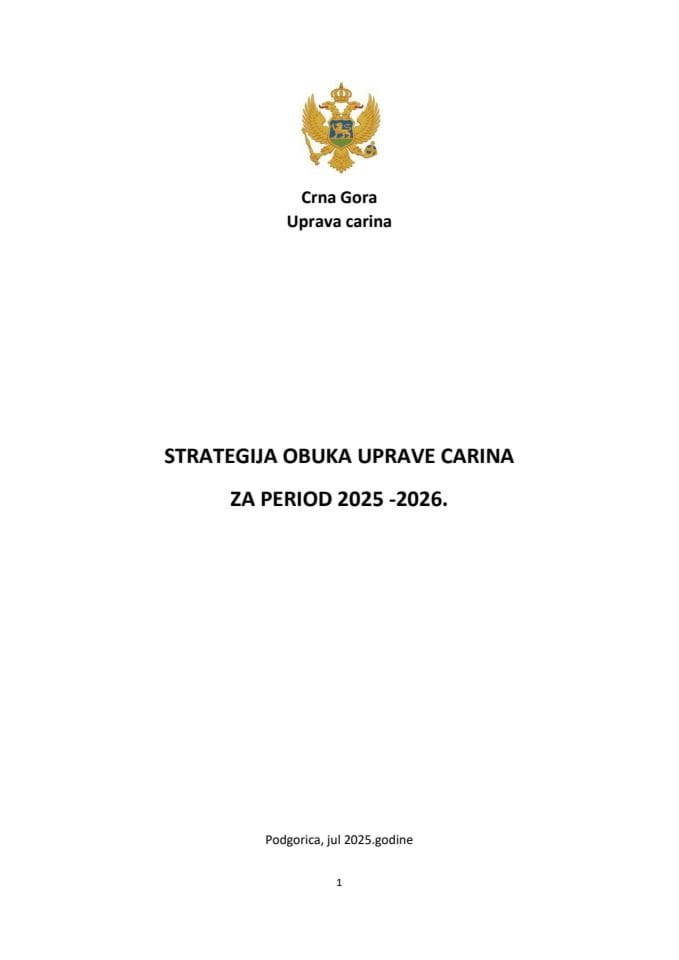 Strategija obuka za 2025-2026