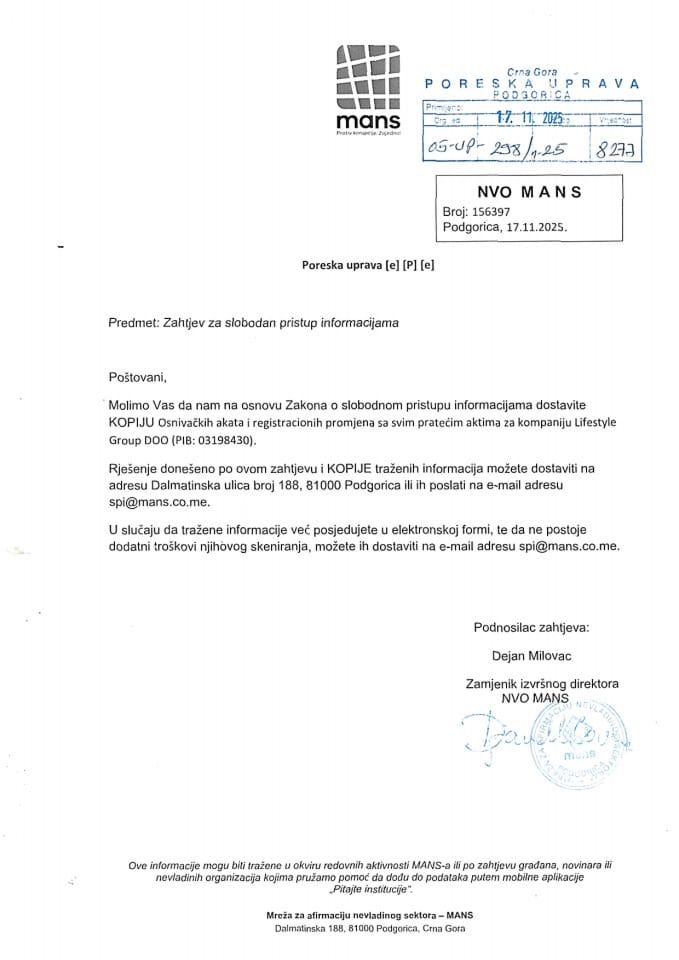 Rješenje 05/02-UP-298/2-25
