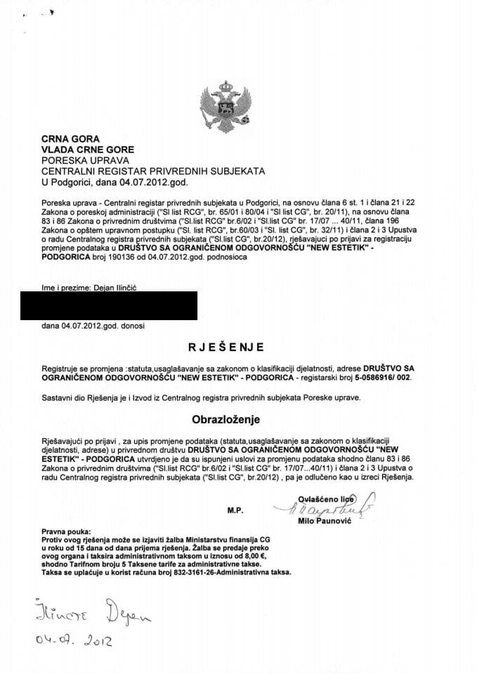 Informacija II 05/02-UP-299/5-25