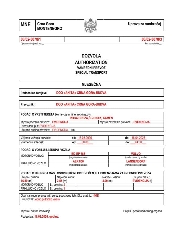 ANITA 03-02-3078-mart-mjesečna