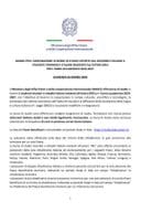 Текст конкурса Владе Републике Италије за стипендирање у 2026/2027. години на италијанском језику