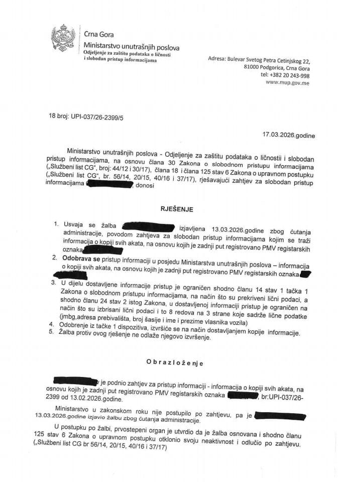 rješenje br. 18-UPI-037/26-2399/5