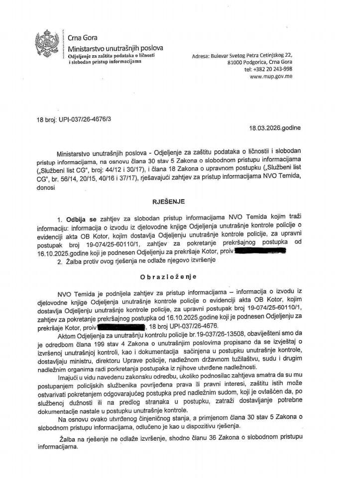 rješenje br. 18-UPI-037/26-4676/3