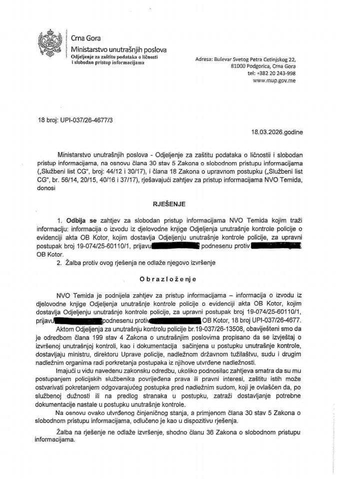 rješenje br. 18-UPI-037/26-4677/3