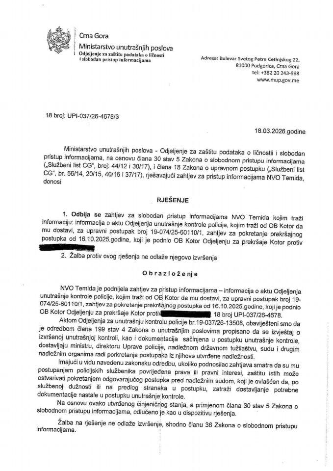 rješenje br. 18-UPI-037/26-4678/3