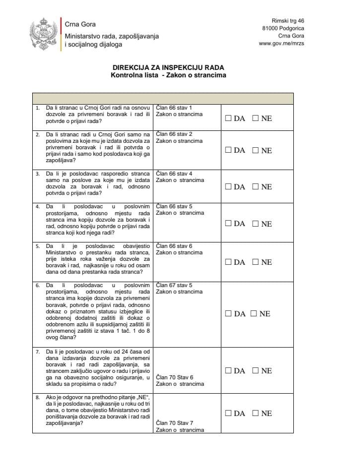 KL - Zakon o strancima