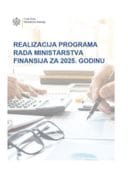 Realizacija Programa rada Ministarstva finansija za 2025. godinu