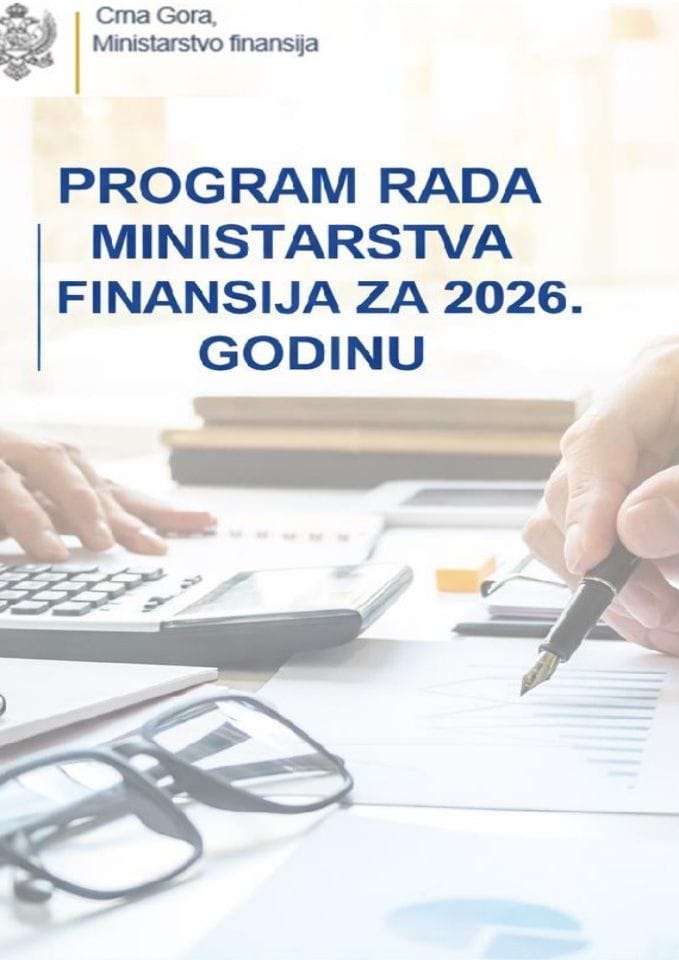 Program rada Ministarstva finansija za 2026. godinu