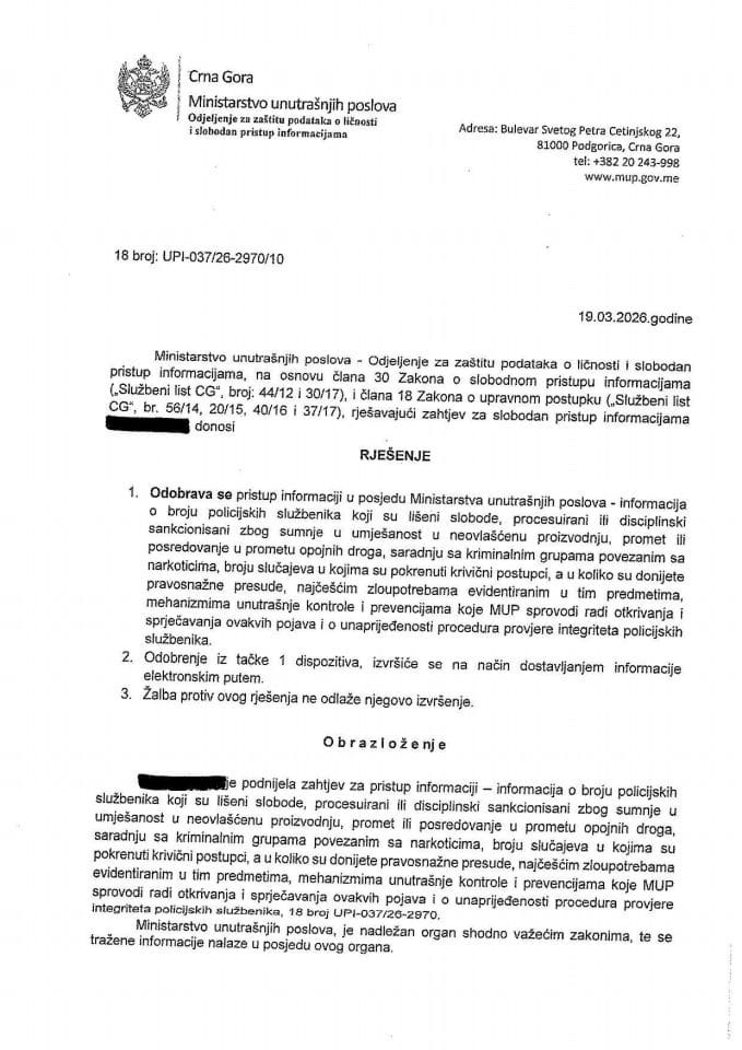 rješenje br. 18-UPI-037/26-2970/10