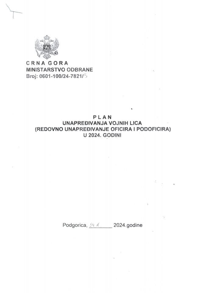 Inf. po Rješenju UPI broj:12-037/26-307/5