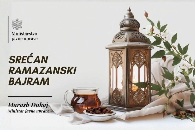 Ministar Dukaj čestitao Ramazanski bajram