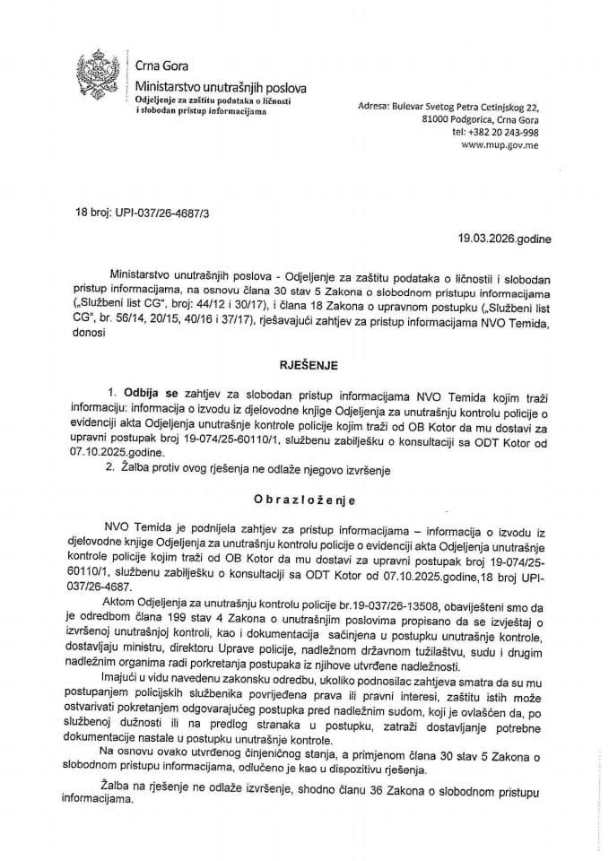 rješenje broj 037-26-4687/3