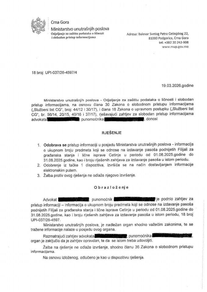 rješenje br. 18-UPI-037/26-4597/4