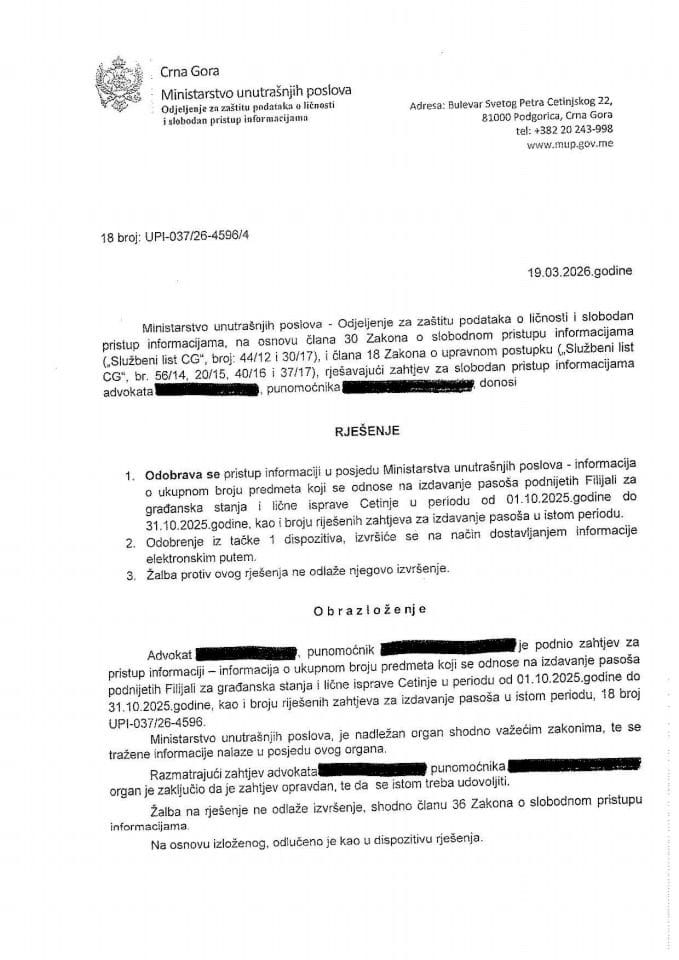 rješenje br. 18-UPI-037/26-4596/4