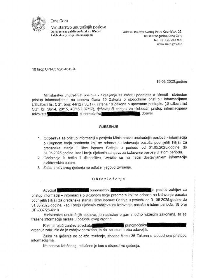 rješenje br. 18-UPI-037/26-4619/4