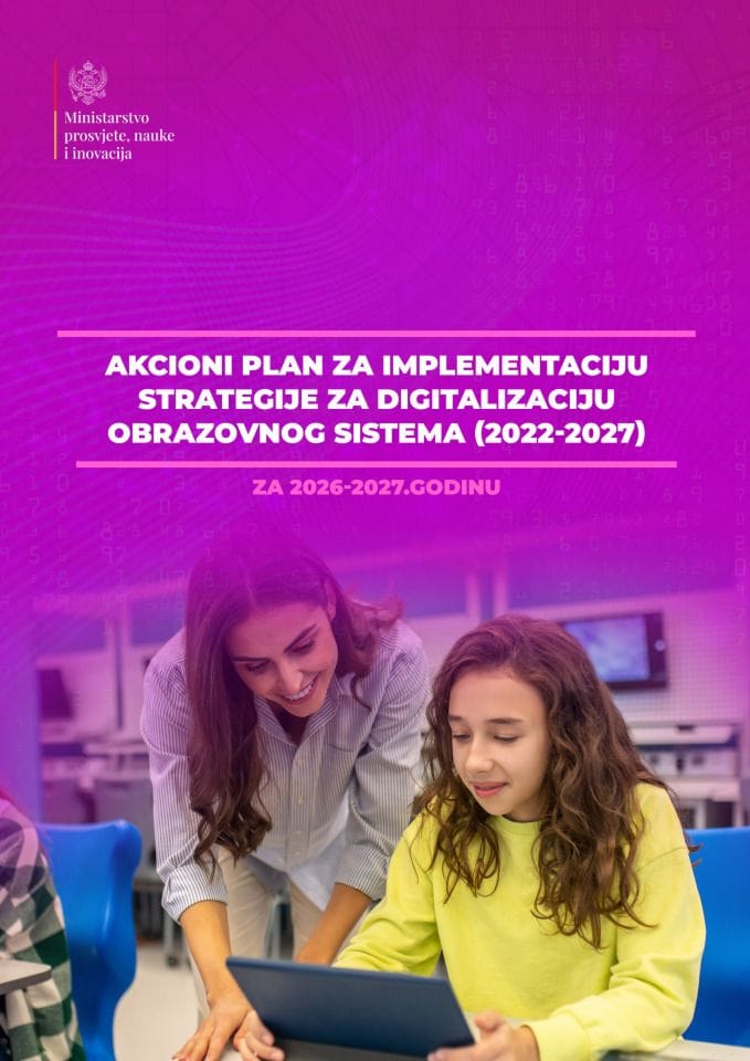 Predlog akcionog plana za implementaciju Strategije za digitalizaciju obrazovnog sistema (2022-2027), za 2026 - 2027. godinu