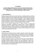 Predlog platforme o učešću delegacije Ministarstva turizma, koju predvodi ministarka turizma, mr Simonida Kordić, na 13. Svjetskom kongresu o sniježnom, planinskom i wellness turizmu, 24-26. mart 2026. godine, Ordino, Andora (bez rasprave)