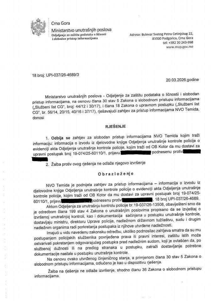 rješenje br. 18-UPI-037/26-4689/3