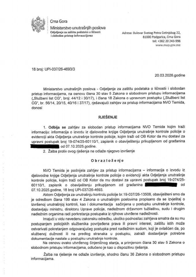 rješenje br. 18-UPI-037/26-4693/3