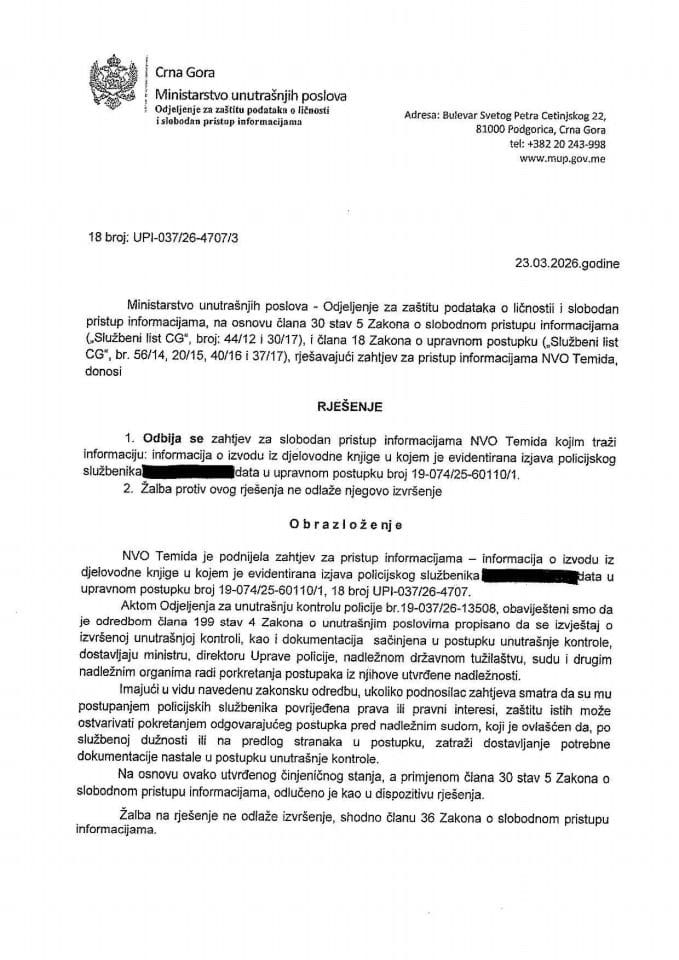 rješenje br. 18-UPI-037/26-4707/3