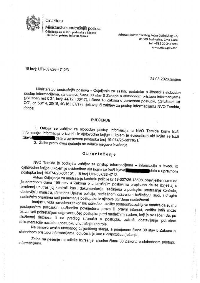 rješenje br. 18-UPI-037/26-4712/3