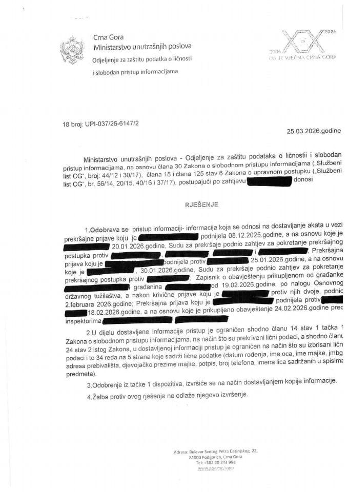 rješenje br. 18-UPI-037/26-6147/2