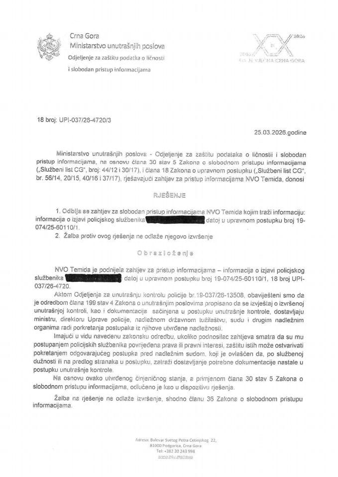 rješenje br. 18-UPI-037/26-4720/3