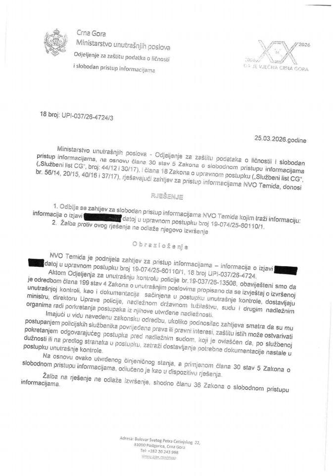 rješenje br. 18-UPI-037/26-4724/3