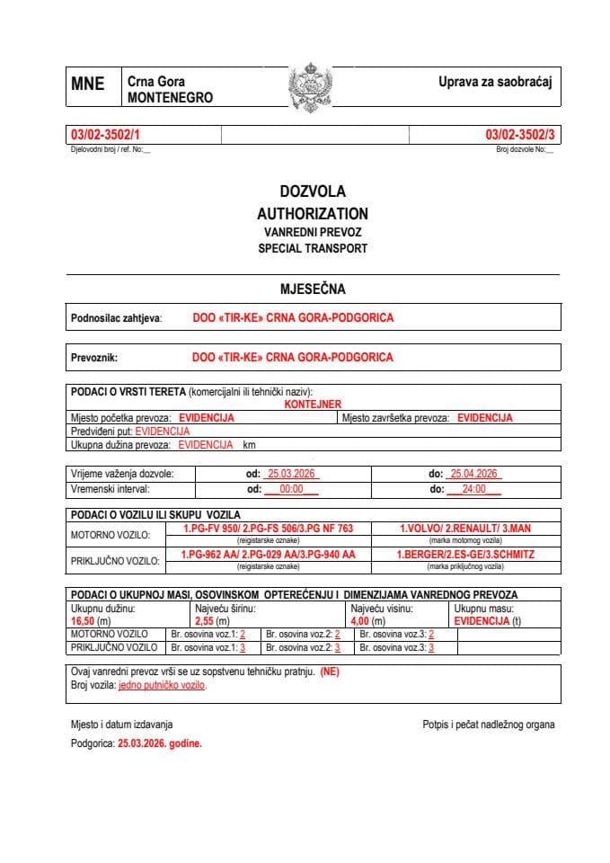 TIR-KE 03-02-3502-april-mjesečna
