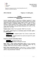 Zapisnik o izvršenom vanrednom inspekcijskom nadzoru u Opštini Tivat