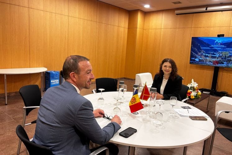 Кордић са министром туризма Андоре Кордић са министром туризма Андоре