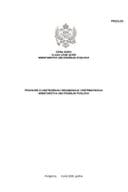 Predlog pravilnika o unutrašnjoj organizaciji i sistematizaciji Ministarstva unutrašnjih poslova