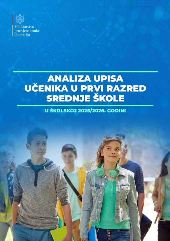 Analiza upisa učenika u prvi razred srednje škole u školskoj 2025-2026. godini