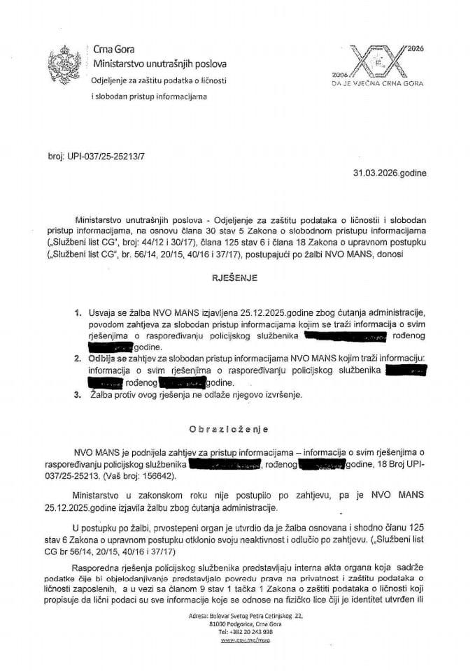 rješenje br. 18-UPI-037/25-25213/7