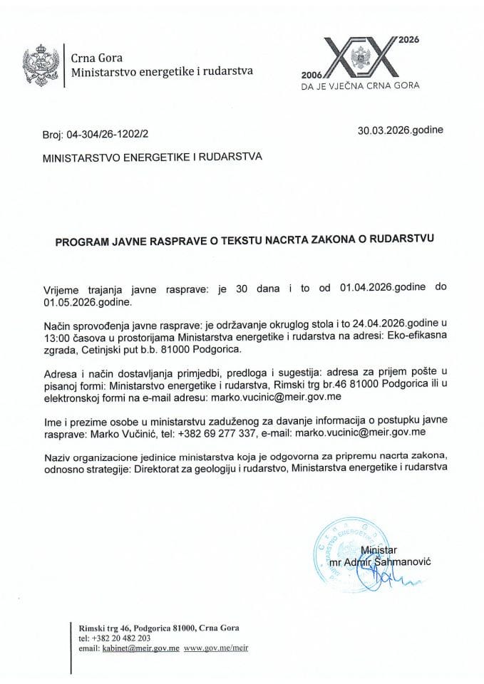 1.Program javne rasprave