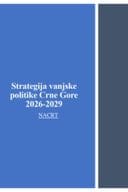 Nacrt strategije vanjske politike Crne Gore 2026-2029