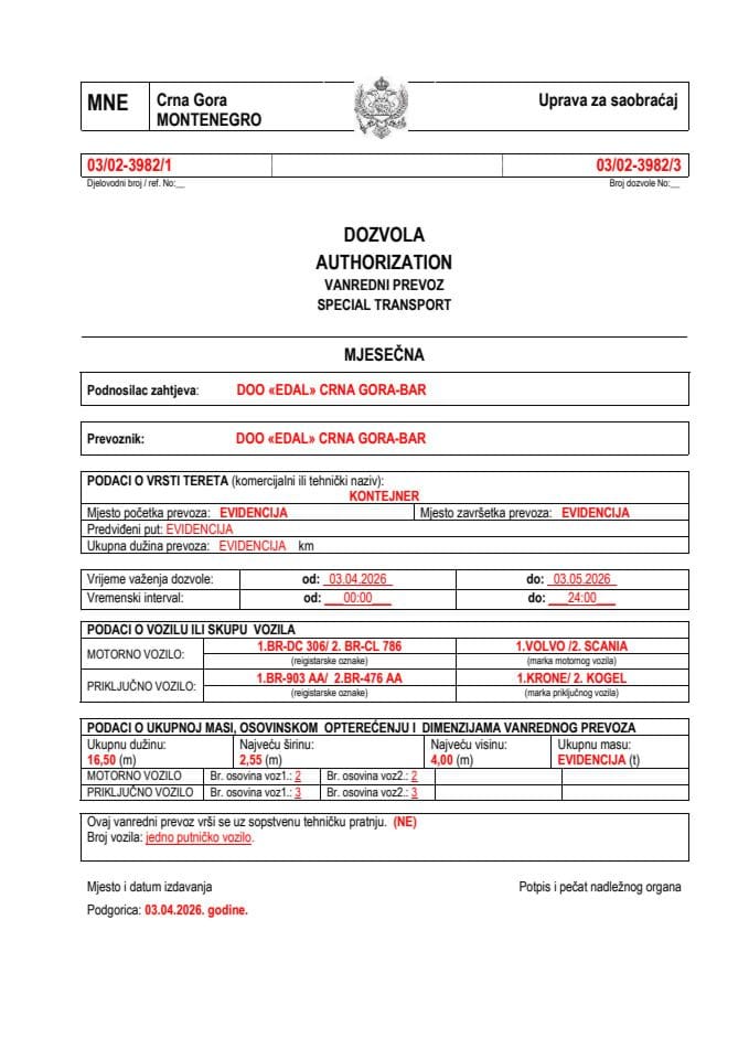 EDAL 03-02-3982-april-mjesečna