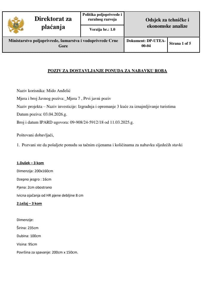 poziv-za-dostavljanje-ponuda- namjestaj