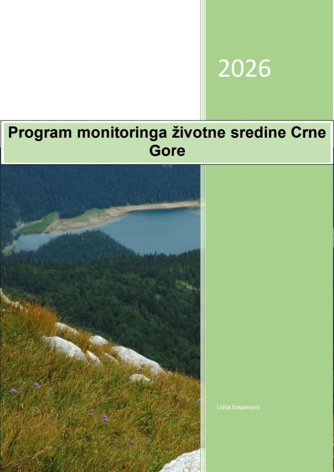 Predlog programa monitoringa životne sredine za 2026. godinu