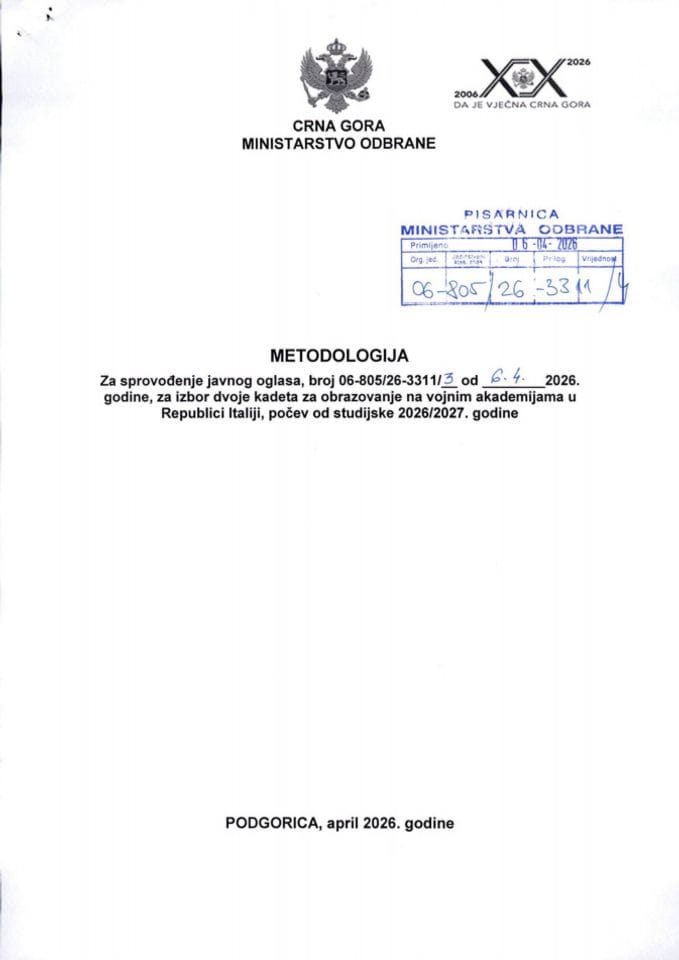 Методологија - Италија