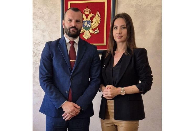 Milutin Butorović sa direktoricom JP Nacionalni parkovi Crne Gore Marinelom Đuretić