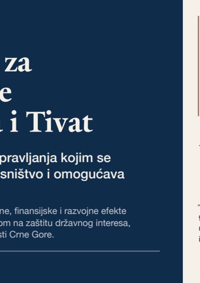 Prezentacija - Koncesioni model za aerodrome Podgorica i Tivat