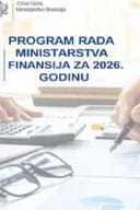 Program rada Ministarstva finansija za 2026. godinu