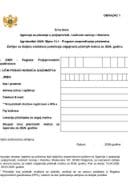 Obrazac 1 - Zahtjev za dodjelu sredstava podsticaja odgajivača pčelinjih matica za 2026. godinu