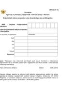 Obrazac 1a - Broj pčelinjih matica za isporuku i plan dinamike isporuke za 2026.godine