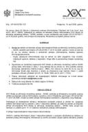 Zahtjev za slobodan pristup informacijama NVO MANS Rješenje UPI 03-037-26-11-2 radni angažman Anje Amidžić