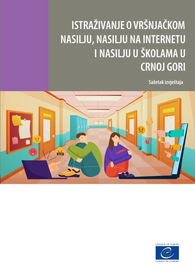 Istraživanje o vršnjačkom nasilju, nasilju na internetu i nasilju u školama u Crnoj Gori