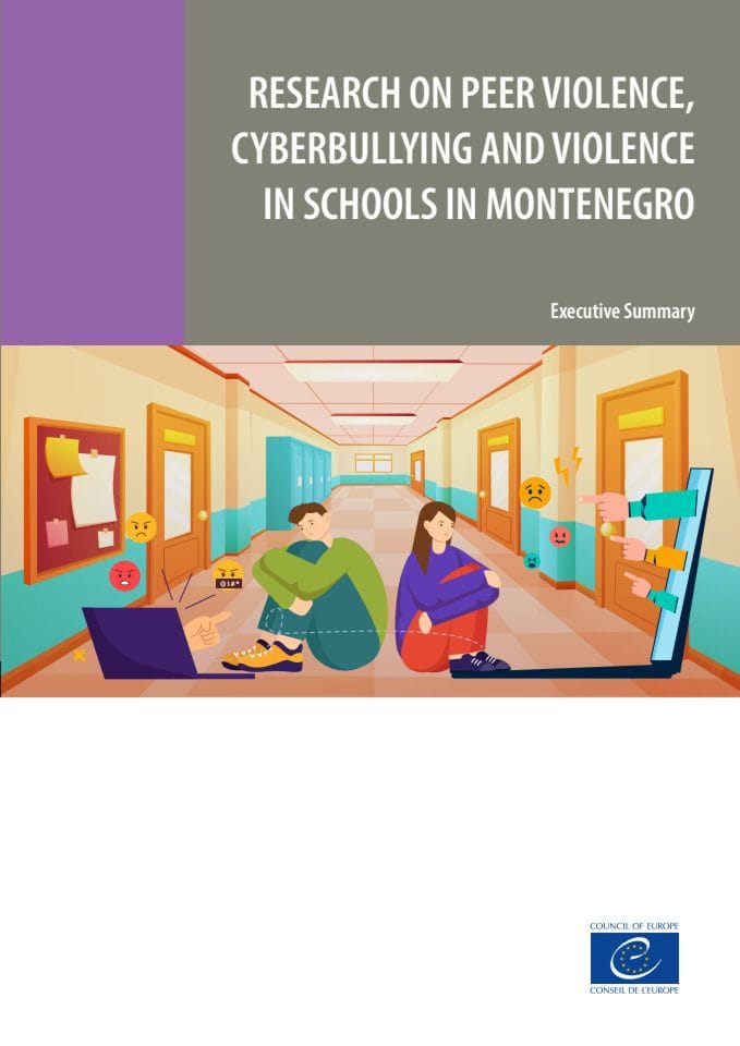 Research on peer violence, cyberbullying and violence in schools in Montenegro