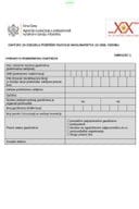 Obrazac 1-Zahtjev za dodjelu podrške za maslinarstvo 2026. godinu